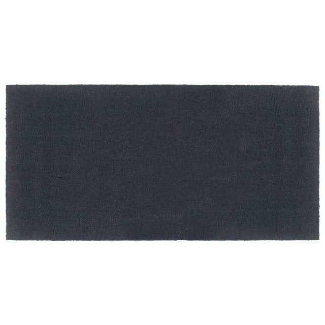 vidaXL Fußmatte Dunkelgrau 100x200 cm Kokosfaser Getuftet 155594