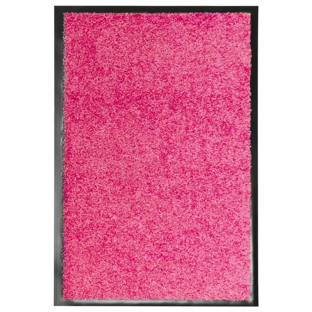 vidaXL Fußmatte Waschbar Rosa 40x60 cm 323445
