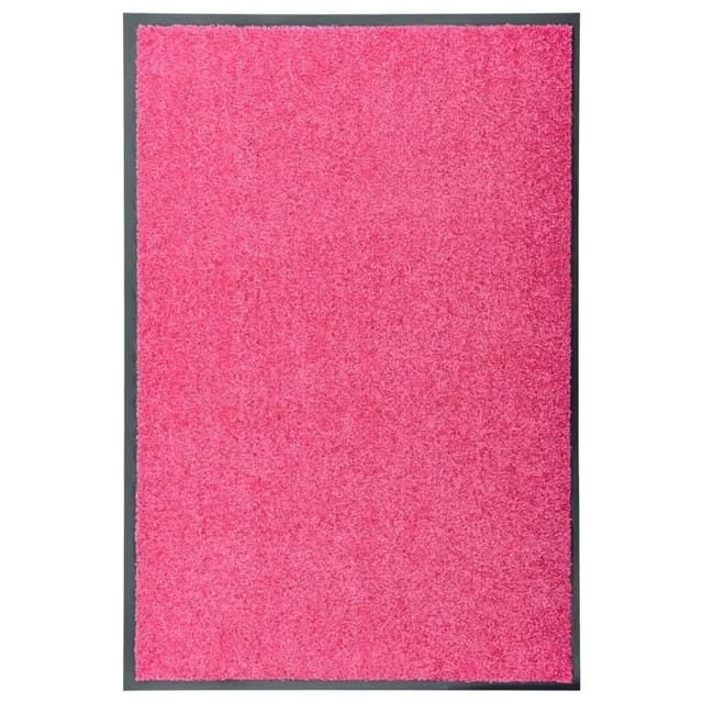 vidaXL Fußmatte Waschbar Rosa 60x90 cm 323446