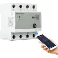 Wlan-schalter, Intelligenter Wlan-zeitschalter, Smart-home-fernbedienungsschalter Über Die Tuya-app, Ac220v 4p 63a-leistungsschalter