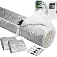 Set Mit 2 Schutzhüllen Für Schläuche Tragbarer Klimaanlagen – 150 X 50 Cm