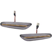 Dynamische Led-seitenmarkierungsleuchten (2-teilig) Für Bmw 1er, 3er Und 5er (e60, E61, E81, E82, E88, E46, E90, E91, E92, E93), X3 (e83), X1 (e84), Blinker Und Seitenleuchten Für Pkw
