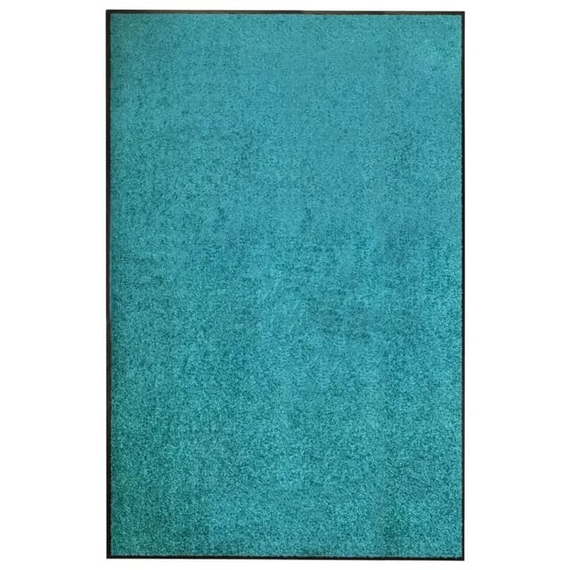 vidaXL Fußmatte Waschbar Cyan 120x180 cm 323462