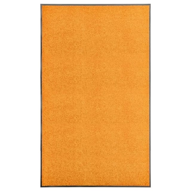 vidaXL Fußmatte Waschbar Orange 90x150 cm 323455