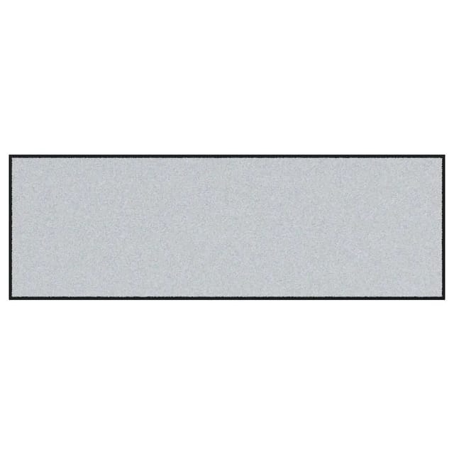 vidaXL Fußmatte Grau und Schwarz 60 x 180 cm Polypropylen und Vinyl 4100771