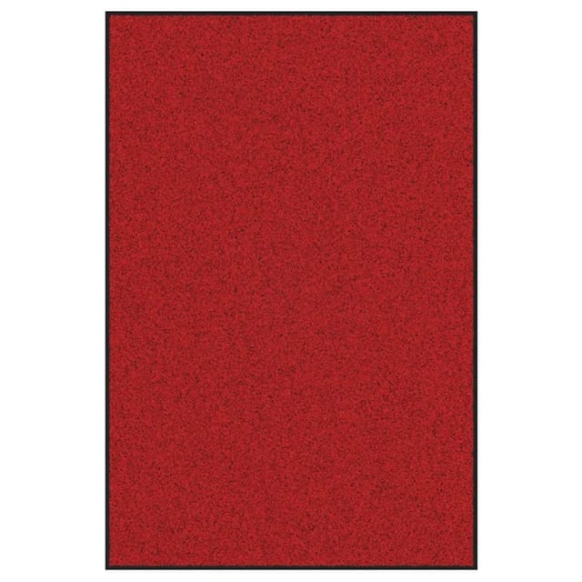 vidaXL Fußmatte Rot und Schwarz 120 x 180 cm Polypropylen und Vinyl 4100794