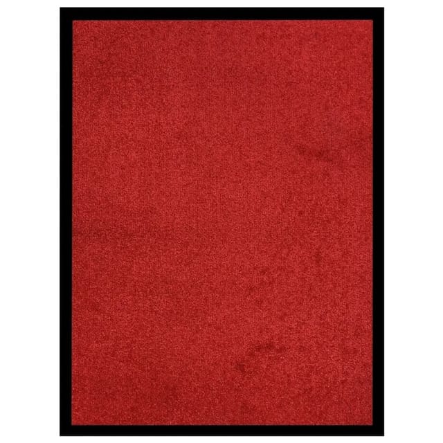vidaXL Fußmatte Rot 60x80 cm 331581