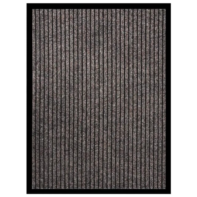 vidaXL Fußmatte Gestreift Beige 60x80 cm 331602