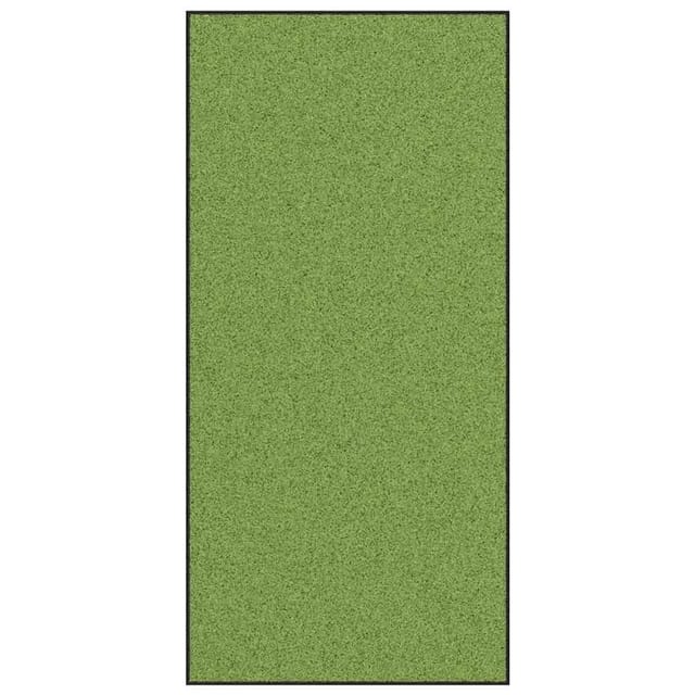 vidaXL Fußmatte Grün und Schwarz 120 x 250 cm Polyamid und PVC 4100729