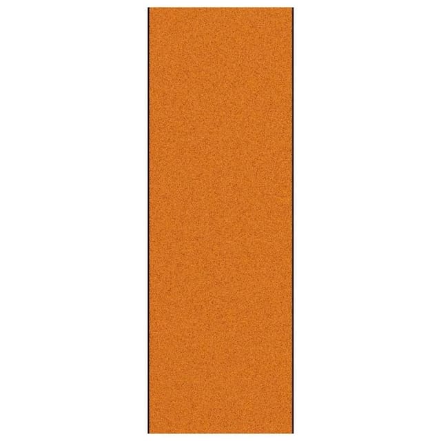 vidaXL Fußmatte Orange und Schwarz 120 x 350 cm Polyamid und PVC 4100747