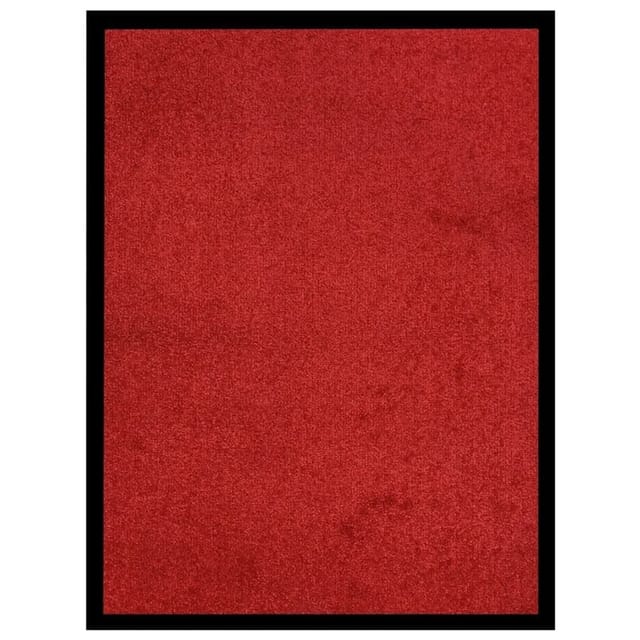 vidaXL Fußmatte Rot 40x60 cm 331580