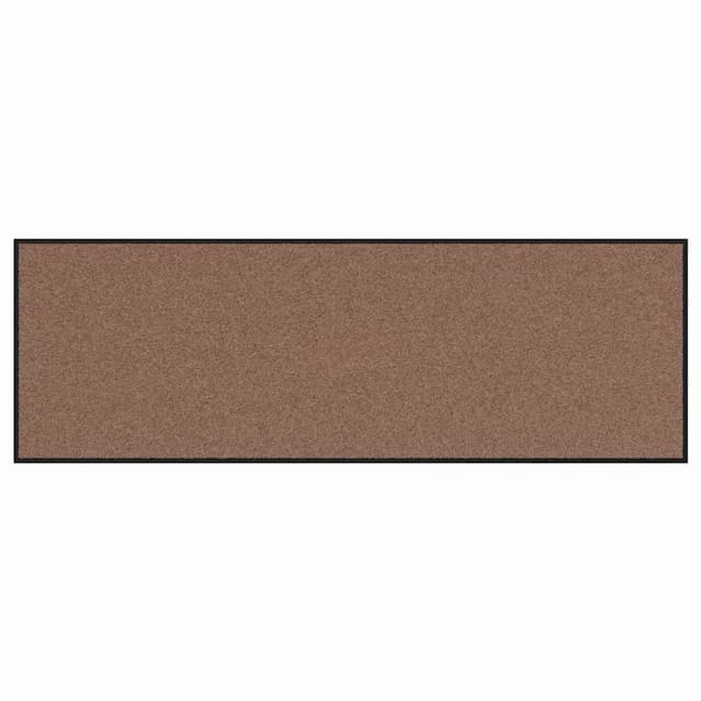vidaXL Fußmatte Braun und Schwarz 60 x 180 cm Polypropylen und Vinyl 4100778