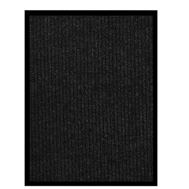 vidaXL Fußmatte Anthrazit Gestreift 60x80 cm 331608