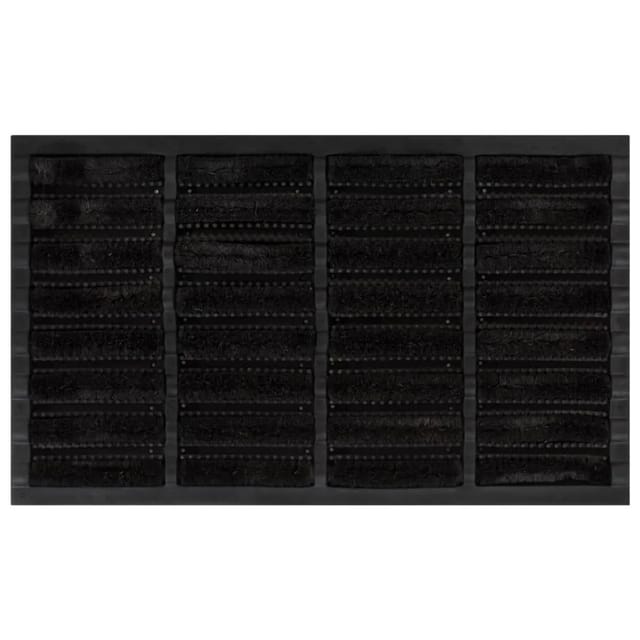 vidaXL Fußmatte Rechteckig 45x75 cm Gummi und Kokosfaser 155664