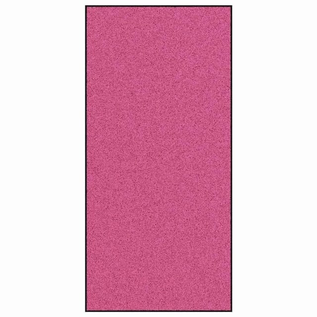 vidaXL Fußmatte Rosa und Schwarz 120 x 250 cm Polyamid und PVC 4100741