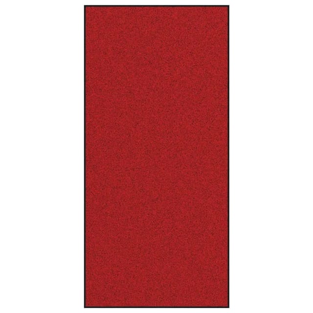 vidaXL Fußmatte Rot und Schwarz 120 x 250 cm Polyamid und PVC 4100725