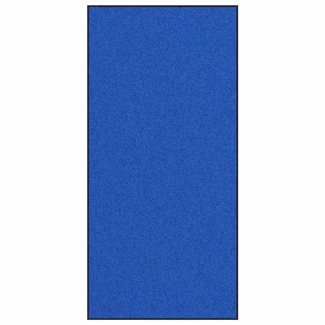 vidaXL Fußmatte Blau und Schwarz 120 x 250 cm Polyamid und PVC 4100737