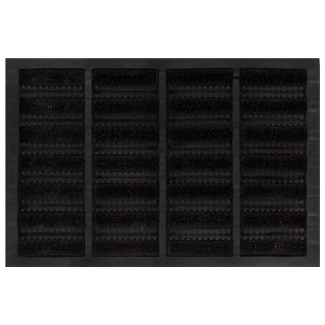 vidaXL Fußmatte Rechteckig 40x60 cm Gummi und Kokosfaser 155662
