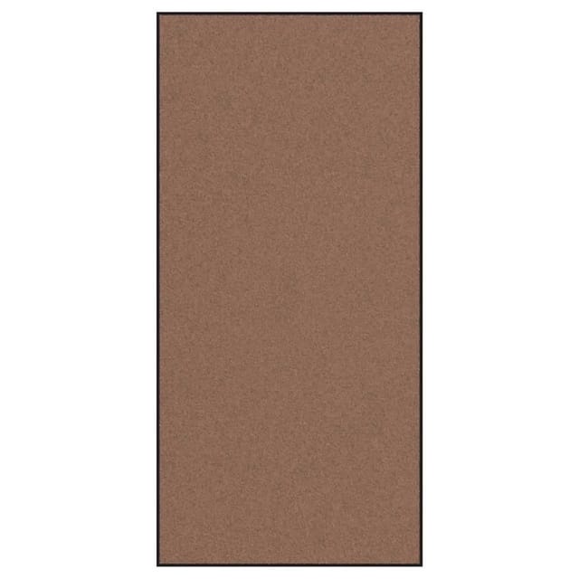 vidaXL Fußmatte Braun und Schwarz 120 x 250 cm Polypropylen und Vinyl 4100781