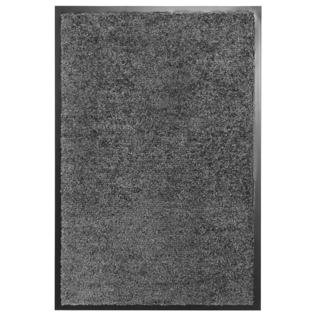vidaXL Fußmatte Waschbar Anthrazit 40x60 cm 323415