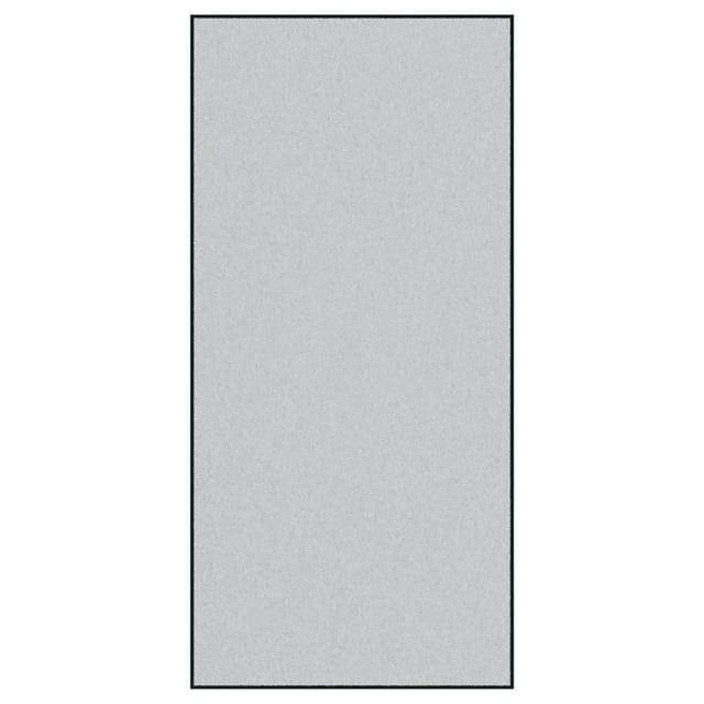 vidaXL Fußmatte Grau und Schwarz 120 x 250 cm Polypropylen und Vinyl 4100774
