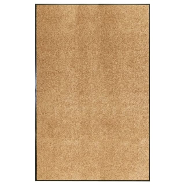 vidaXL Fußmatte Waschbar Creme 120x180 cm 323468