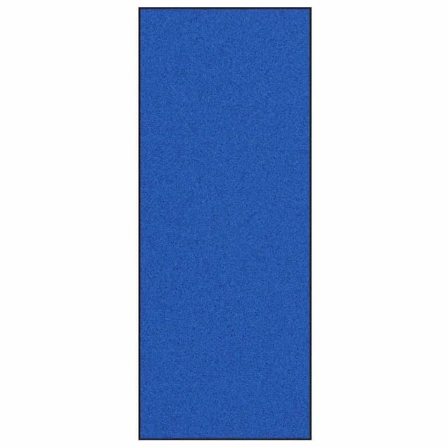 vidaXL Fußmatte Blau und Schwarz 120 x 300 cm Polyamid und PVC 4100738