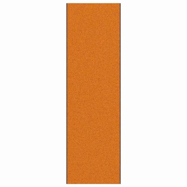 vidaXL Fußmatte Orange und Schwarz 120 x 400 cm Polyamid und PVC 4100748
