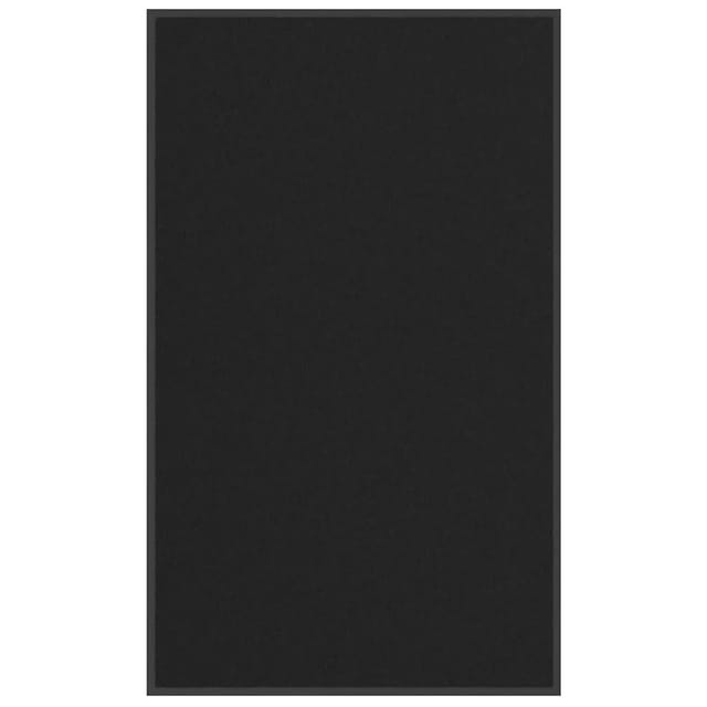 vidaXL Fußmatte Schwarz 90x150 cm 4105607