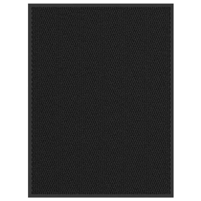 vidaXL Fußmatte 80x120 cm Schwarz 4105561