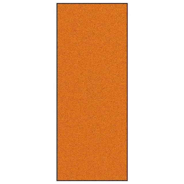 vidaXL Fußmatte Orange und Schwarz 120 x 300 cm Polyamid und PVC 4100746