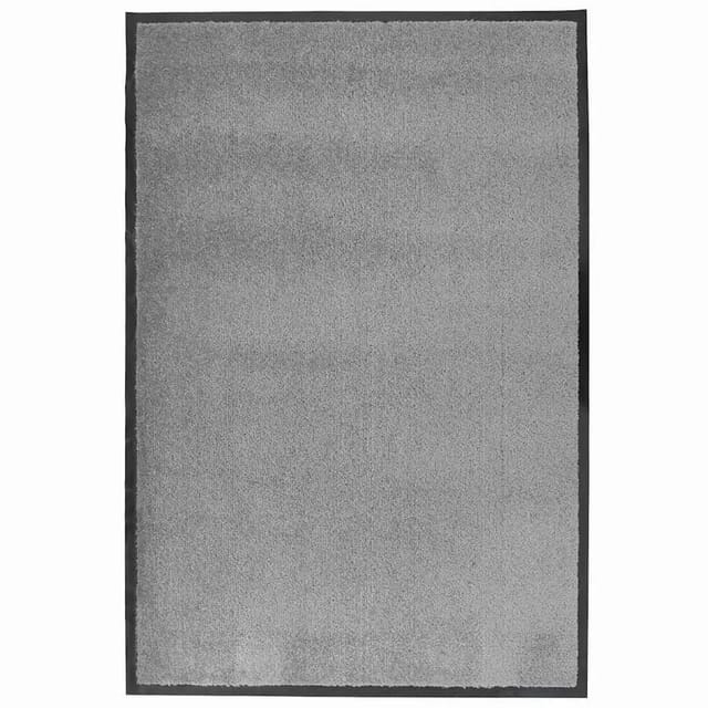 vidaXL Fußmatte Grau 60x90 cm 4105635