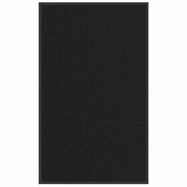 vidaXL Fußmatte Schwarz 90x150 cm 4105563