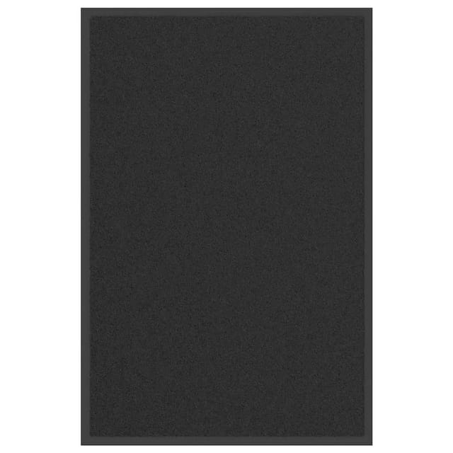 vidaXL Fußmatte Schwarz 60x90 cm 4105602