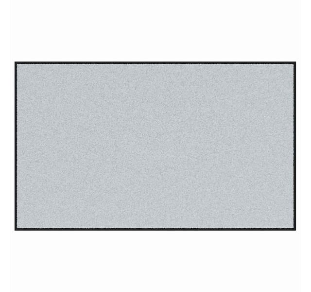 vidaXL Fußmatte Grau und Schwarz 90 x 150 cm Polypropylen und Vinyl 4100772