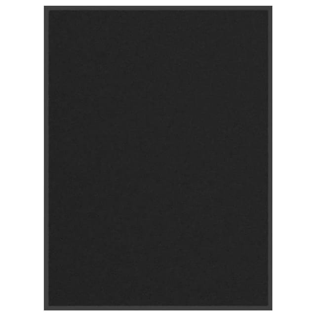 vidaXL Fußmatte Schwarz 90x120 cm 4105606