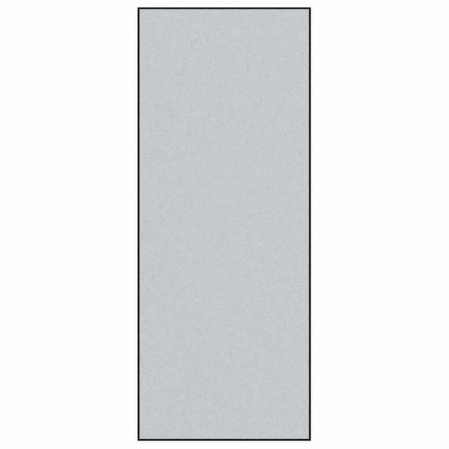 vidaXL Fußmatte Grau und Schwarz 120 x 300 cm Polypropylen und Vinyl 4100775