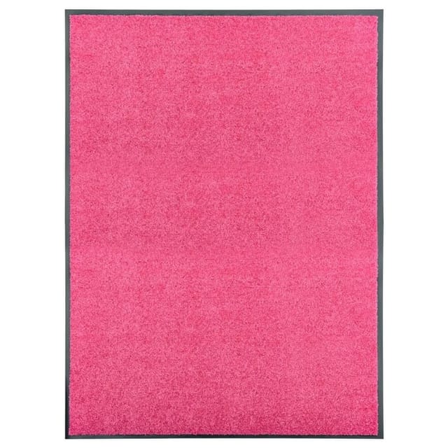 vidaXL Fußmatte Waschbar Rosa 90x120 cm 323448