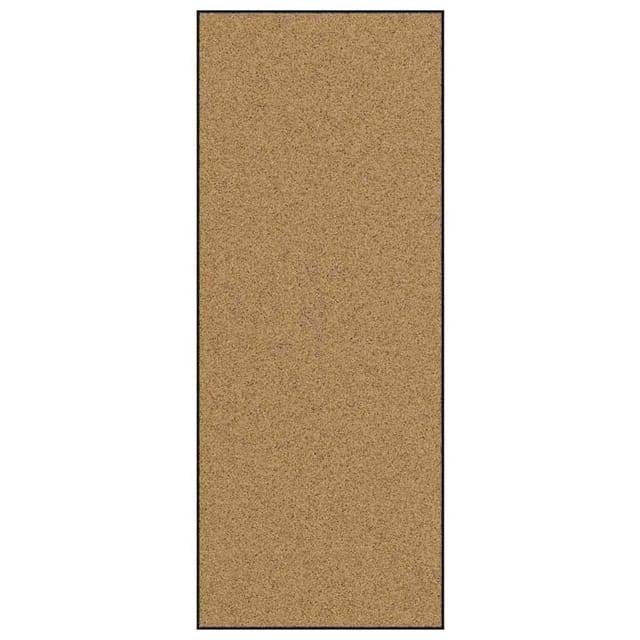 vidaXL Fußmatte Creme und Schwarz 120 x 300 cm Polyamid und PVC 4100754