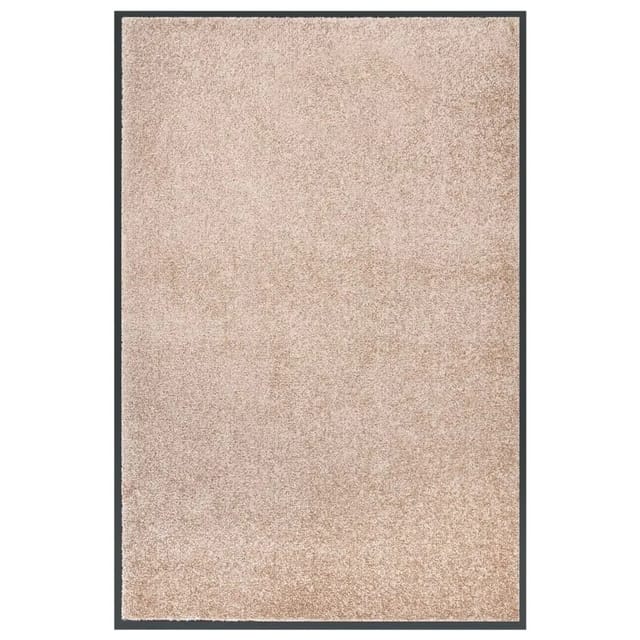 vidaXL Fußmatte Beige 80x120 cm 331585