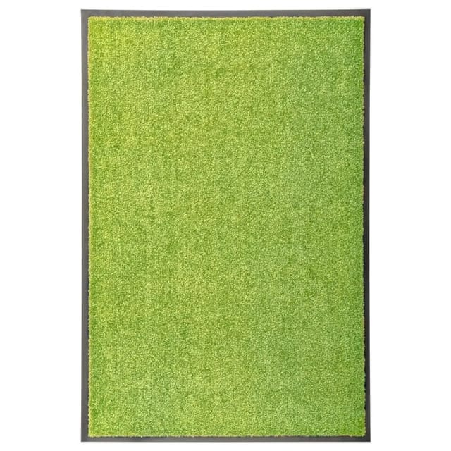 vidaXL Fußmatte Waschbar Grün 60x90 cm 323428