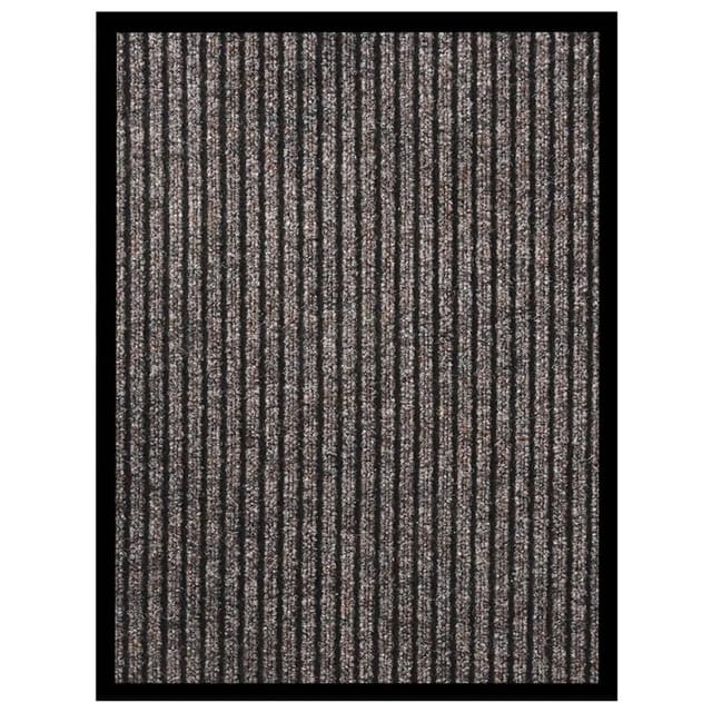 vidaXL Fußmatte Beige Gestreift 40x60 cm 331601