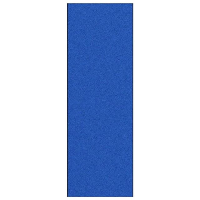 vidaXL Fußmatte Blau und Schwarz 120 x 350 cm Polyamid und PVC 4100739