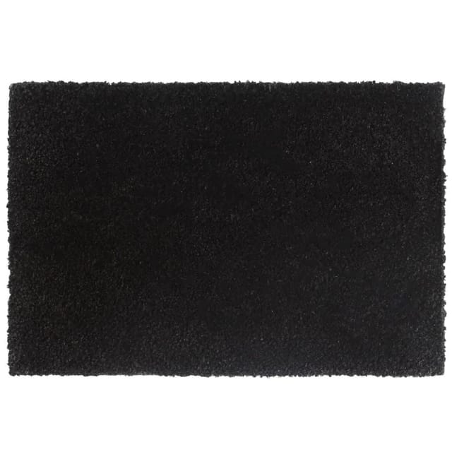 vidaXL Fußmatten 5 Stk Schwarz 40x60 cm Kokosfaser Getuftet 155572