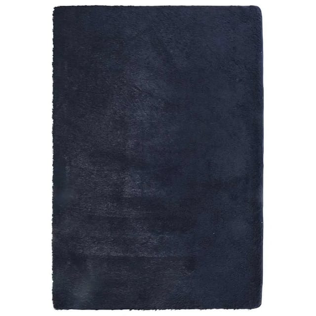 vidaXL Teppich Shaggy Hochflor NAVARRA Marineblau 200x290 cm Polyester 4102851