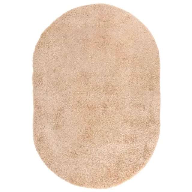 vidaXL Teppich Shaggy Hochflor NAVARRA Beige 300x200 cm Polyester 4102933