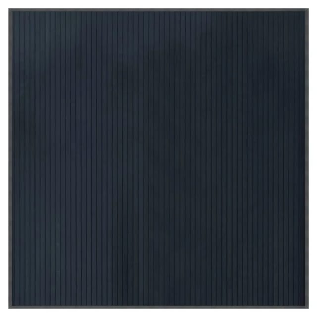 vidaXL Teppich Quadratisch Grau 100x100 cm Bambus 376940
