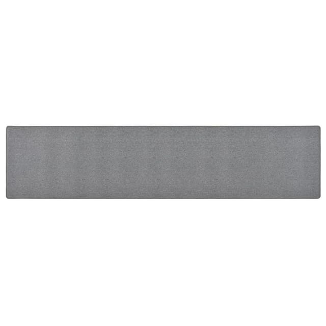 vidaXL Teppichläufer Dunkelgrau 80x400 cm 326977