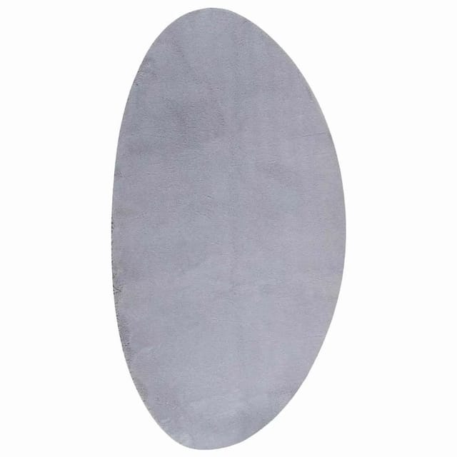 vidaXL Teppich HUARTE Grau 100 x 200 cm Polyester 4103685