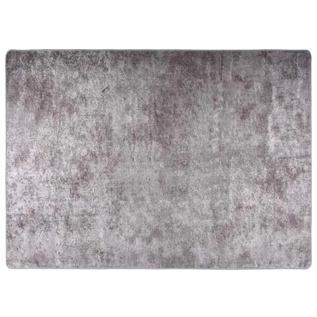 vidaXL Teppich Waschbar Grau 120x180 cm Rutschfest 337960